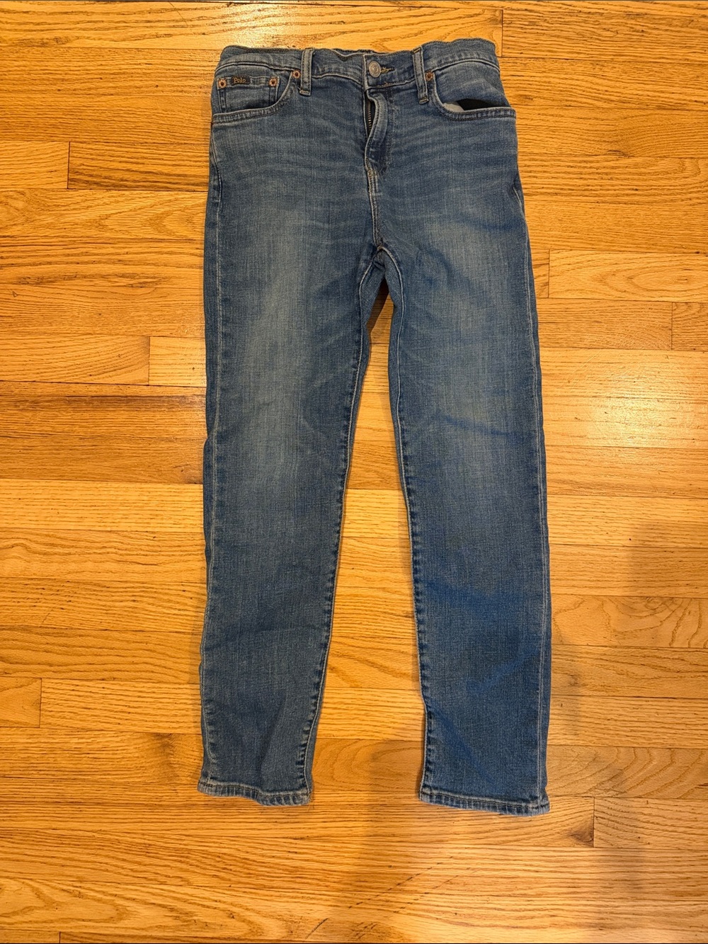 Ralph Lauren boy’s Skinny Jeans in Medium Blue Wash